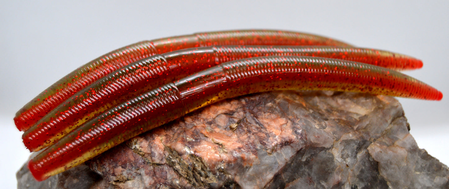 Sandbar Drift Worm - Core Shot Red Champagne